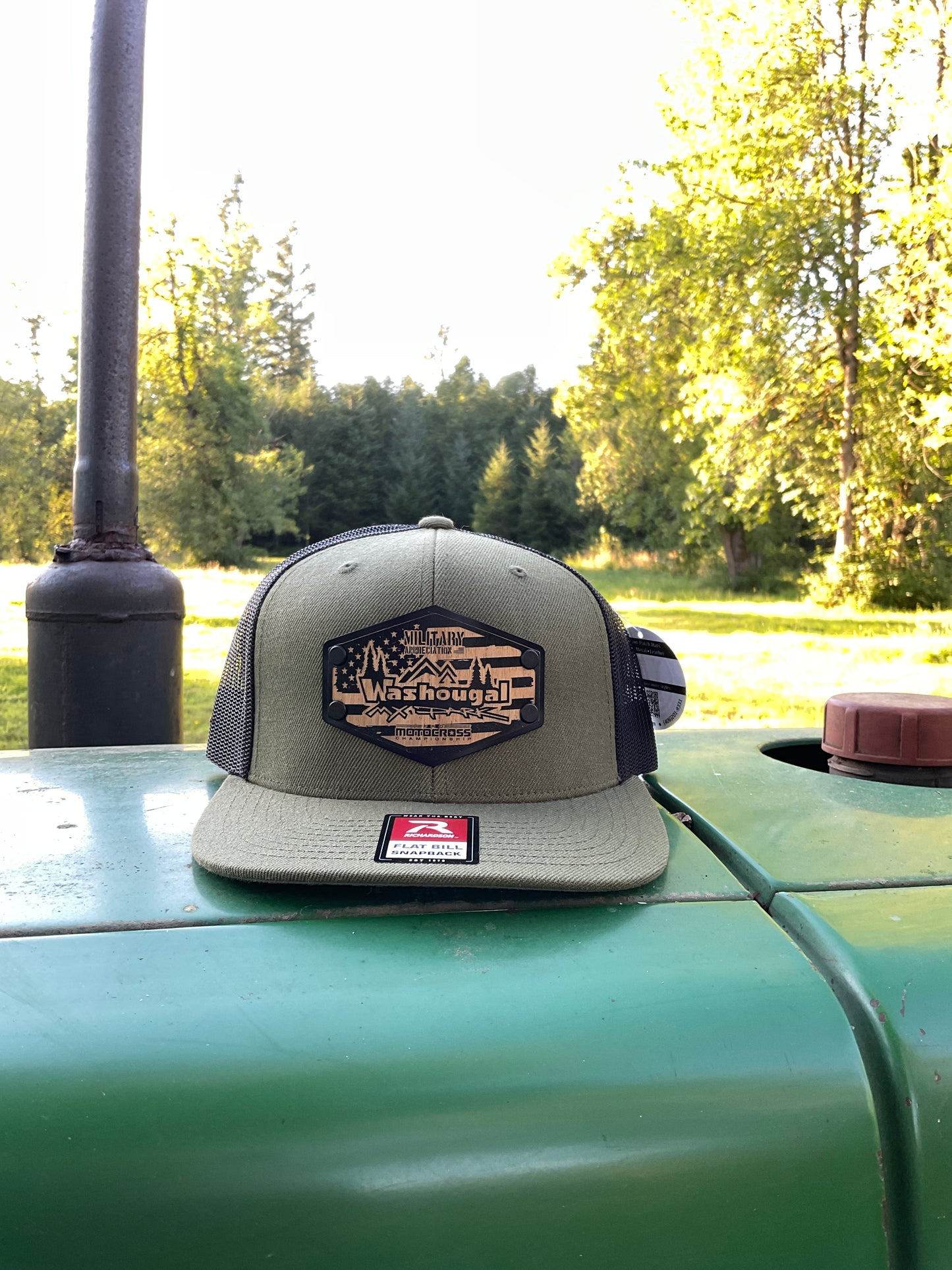 Special Edition Wood Engraved, Metal Riveted Hats
