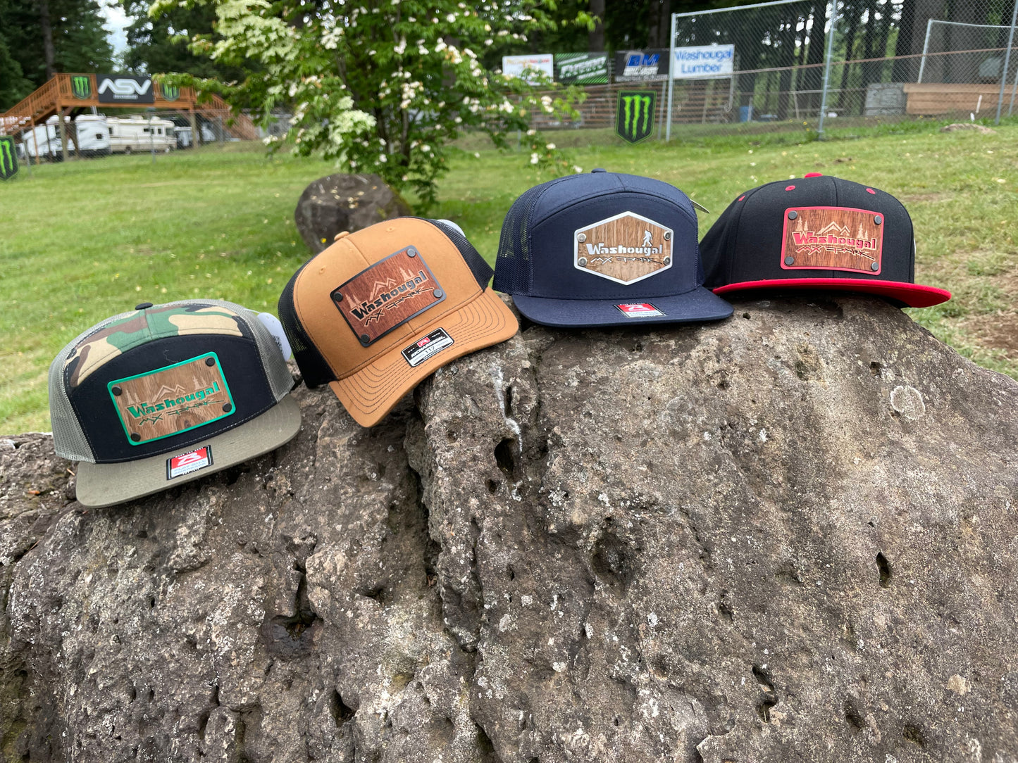 Special Edition Wood Engraved, Metal Riveted Hats