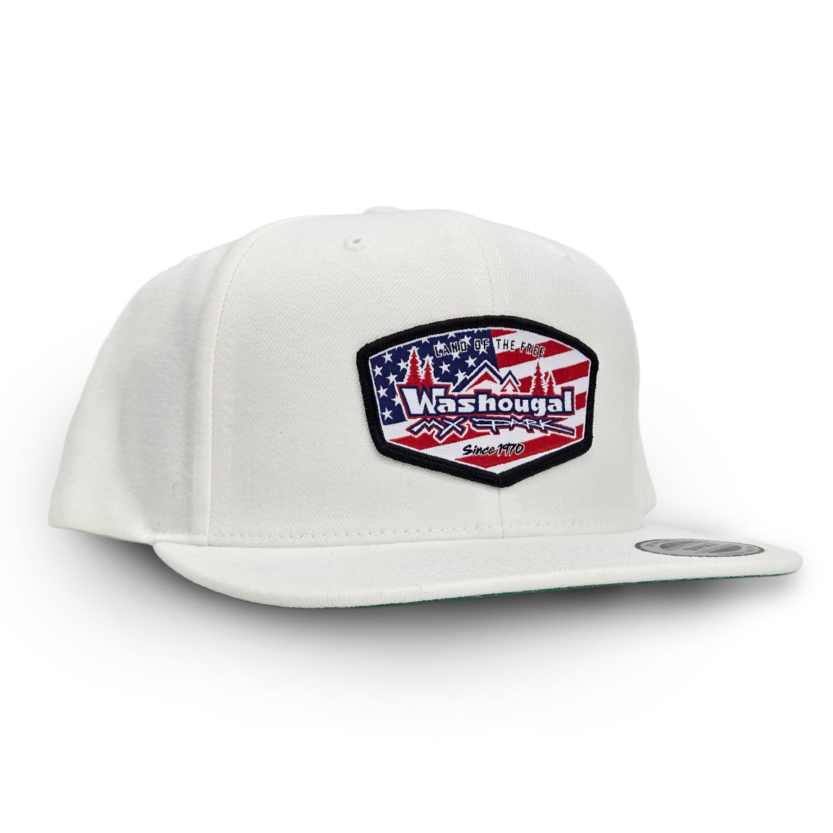 Land of the Free-Flat Bill-White