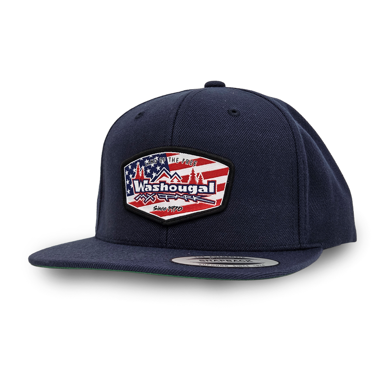 Land of the Free Trucker - Flat Bill - Navy