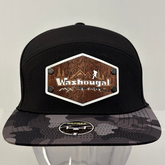 Washougal MX Park-Black Camo-Flat Bill