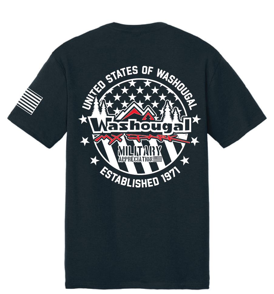 United States Of Washougal-Navy T-shirt