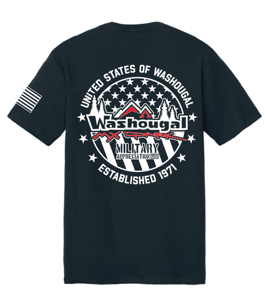 United States Of Washougal-Navy T-shirt