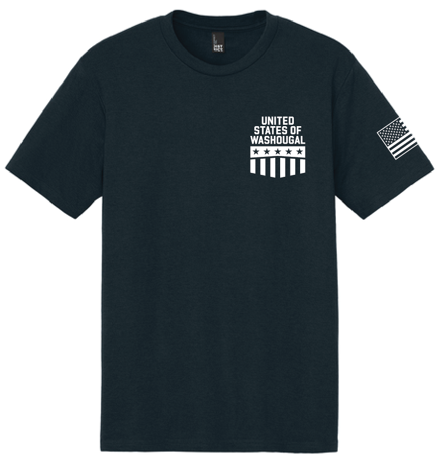 United States Of Washougal-Navy T-shirt
