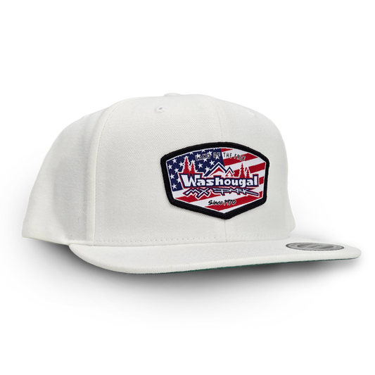 Land of the Free-Flat Bill-White