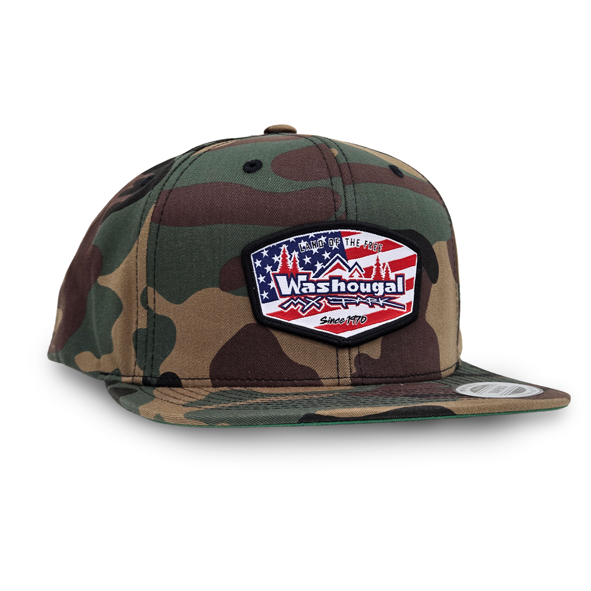 Land of the Free Trucker - Flat Bill - Camo