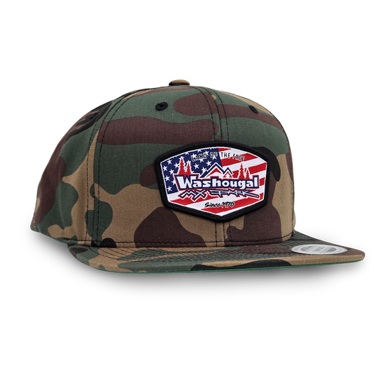Land of the Free Trucker - Flat Bill - Camo